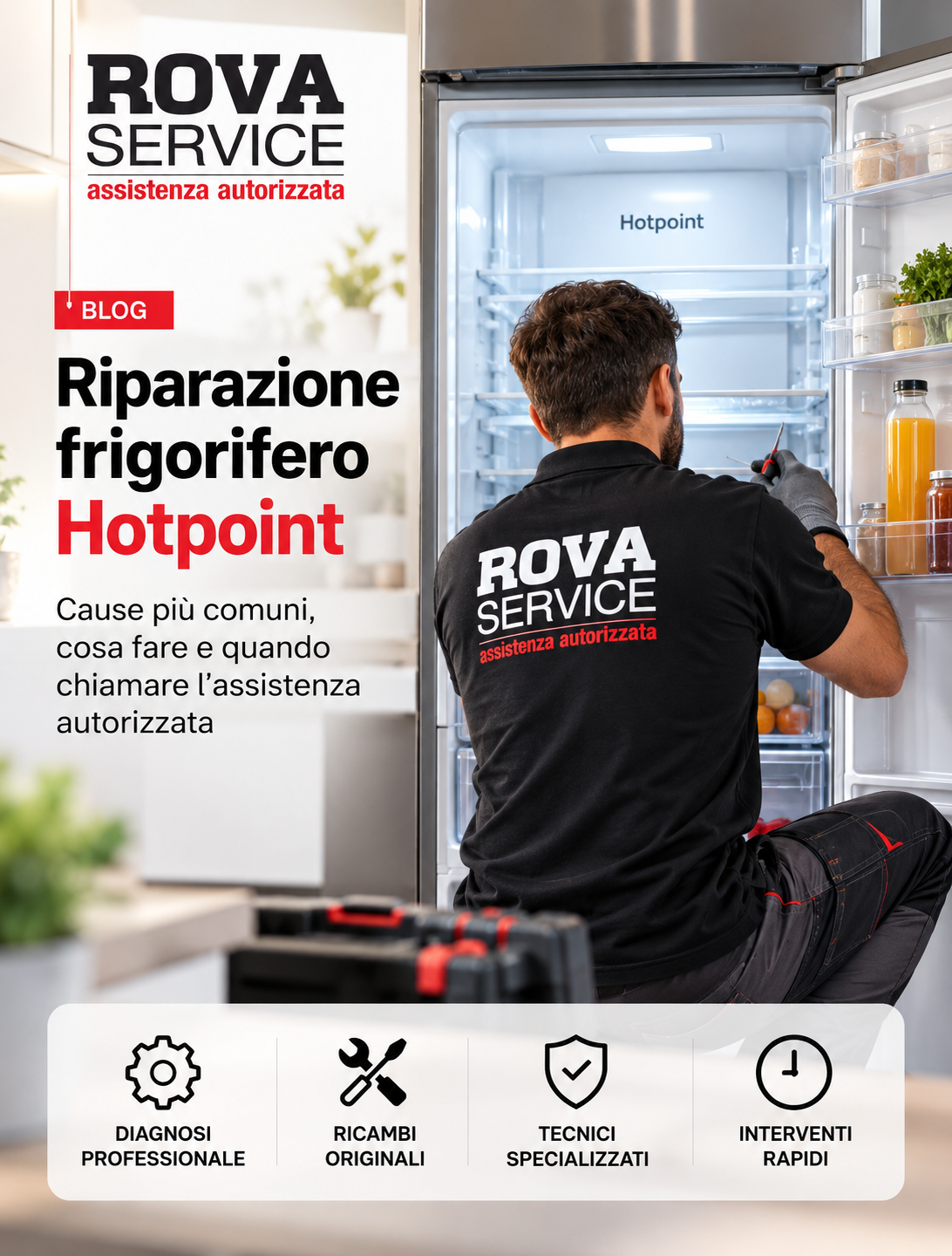 Riparazione frigorifero Hotpoint a Palermo
